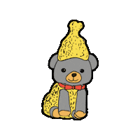 Fried Chicken Bear Sticker