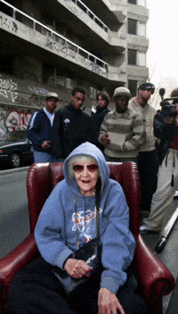 Rap Granny GIF by systaime