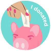 Boldisbeautiful I Donated Sticker by Benefit Cosmetics