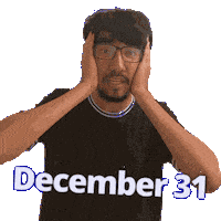 31 December Sticker