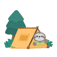 Space Camping Sticker by Life In Treetop