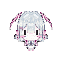 yuibleh anime silly 3 bat Sticker