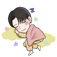 mata_zaemon sleep zzz yuuki uyujung Sticker