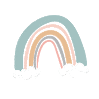 miiccagonzalez rainbow arcoiris nordico mimika Sticker