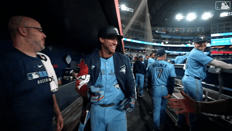 Blue Jays Handshake GIF by Toronto Blue Jays