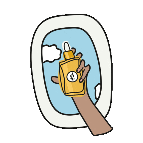 travel plane Sticker by Gisou by Negin Mirsalehi