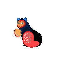 Art Eating Sticker