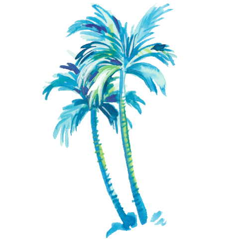 palm tree summer Sticker by Lilly Pulitzer