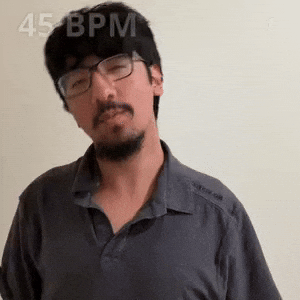 45 bpm