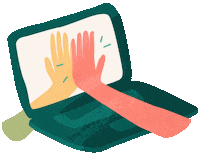 Hands Virus Sticker by One Medical