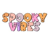 Halloween Vibes Sticker by LITTLE SHARK AND CO.