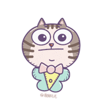 dpccspace cat 貓 問號 疑問 Sticker