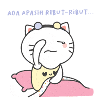 Sleepy Cat Sticker by KIKI