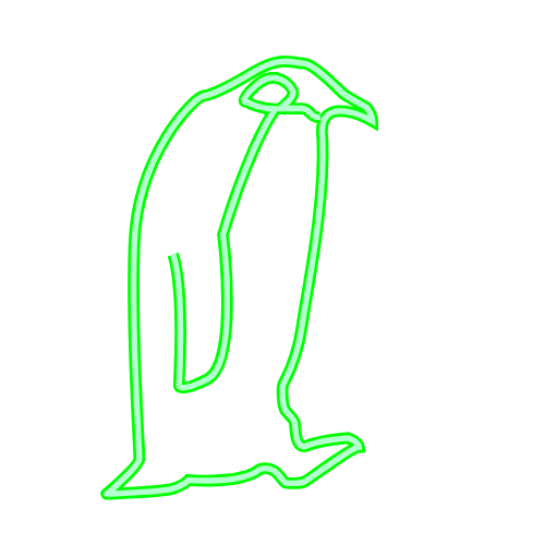 Penguin Vector Sticker