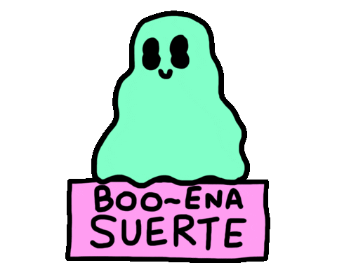 Halloween Good Luck Sticker by Francisco Negrello