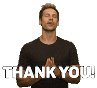 Thanks Thank You Sticker by Originals