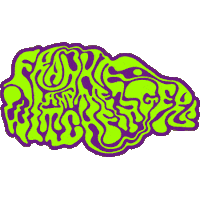 frankie and the witch fingers trip Sticker by Greenway Records