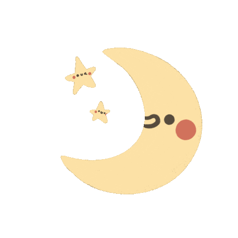 christellesayshi star stars sleep moon Sticker