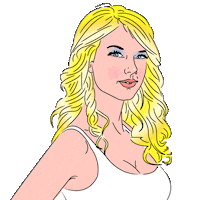 Taylor Swift Celebrity Sticker by QUICKHONEY