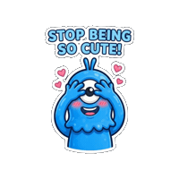 Too Cute Love Sticker by Momo & Tulus
