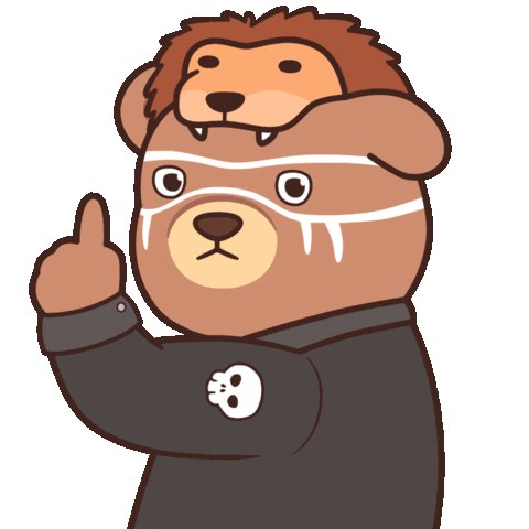 Point Believe Sticker by BEARISH