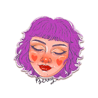 Berry Haircolor Sticker