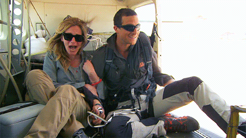 bear grylls lol GIF by NBC