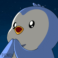 To The Moon Wow GIF by Pudgy Penguins