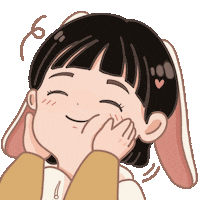 Bunny Cheeks Sticker