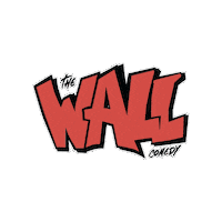 thewallcomedy the wall comedy club thewall the wall comedy Sticker