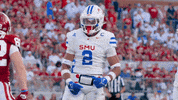 Flexing College Football GIF by SMU Football