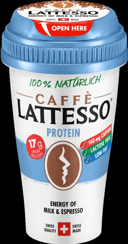 Lattesso giphygifmaker coffee natural protein GIF