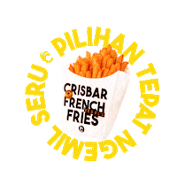 Fries Kfc Sticker by Ayam Crispy Bakar