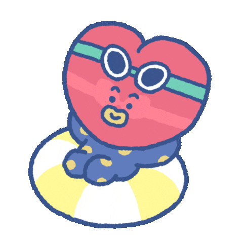 Vacation Tube Sticker by BT21