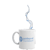 Tea Time Coffee Sticker by Guidepost Montessori