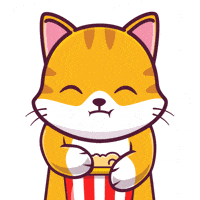 Catecoin cat movies eating cat meme GIF