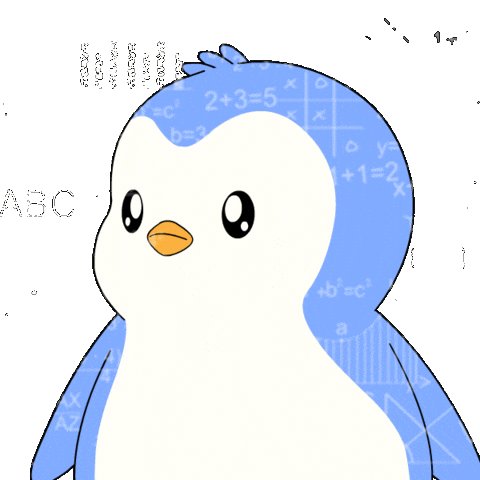Confused Penguin Sticker by Pudgy Penguins