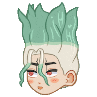 Dr Stone Senku Sticker