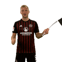 Flag Cheering Sticker by 1. FC Nürnberg