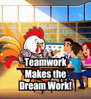 Teamwork Makes The Dream Work Group GIF by Zorooster