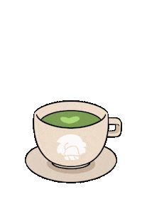 Green Tea Love Sticker by Ai and Aiko