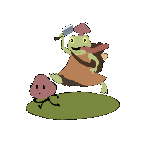 DavidMLThomas giphyupload frog davidmlthomas Sticker
