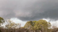 Dark Clouds Barrel Into Kennesaw, Georgia, Amid Severe Thunderstorm Warning