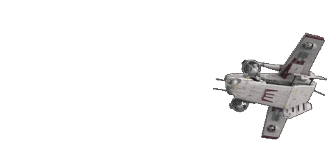 Star Wars Gunship Sticker by SWTVC