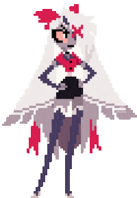 Pixel Hazbin Hotel Sticker