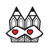 In Love Heart Sticker by Stamatia Alexaki