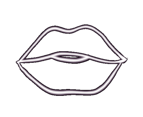 Lips Spray Tan Sticker by Kara Mac's A Place to Glow