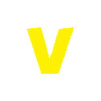 volgch heart v herz yellow heart Sticker