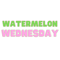 Wednesday Watermelon Sticker by Pawsta 'N' Furballs