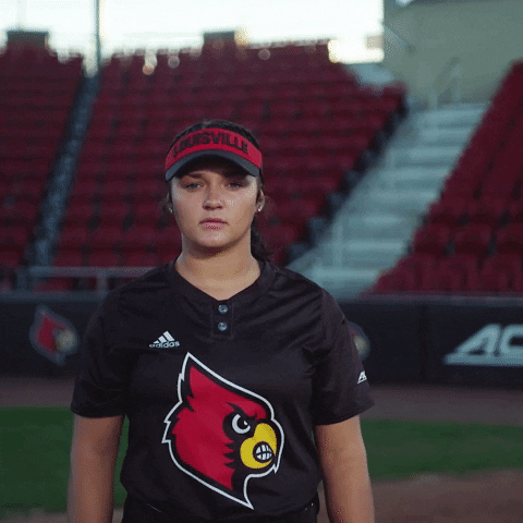 University Of Louisville Softball GIF by Louisville Cardinals